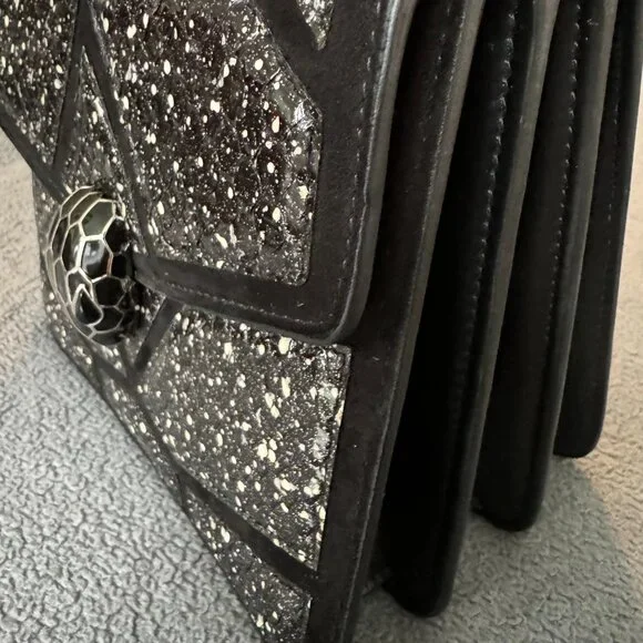 BVLGARI Serpenti Top-handle Bag - Black & White Snake - VERY RARE! - Picture 9 of 10